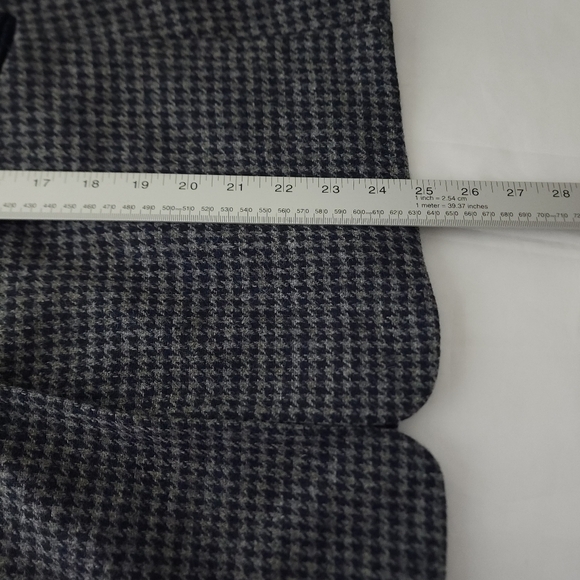 Boden English Tweed Houndstooth Navy Blazer - Picture 8 of 8